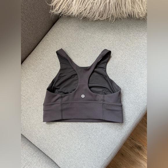 Lululemon Wunder Under Train Long Line Sports Bra Size 8 Black - Picture 4 of 4